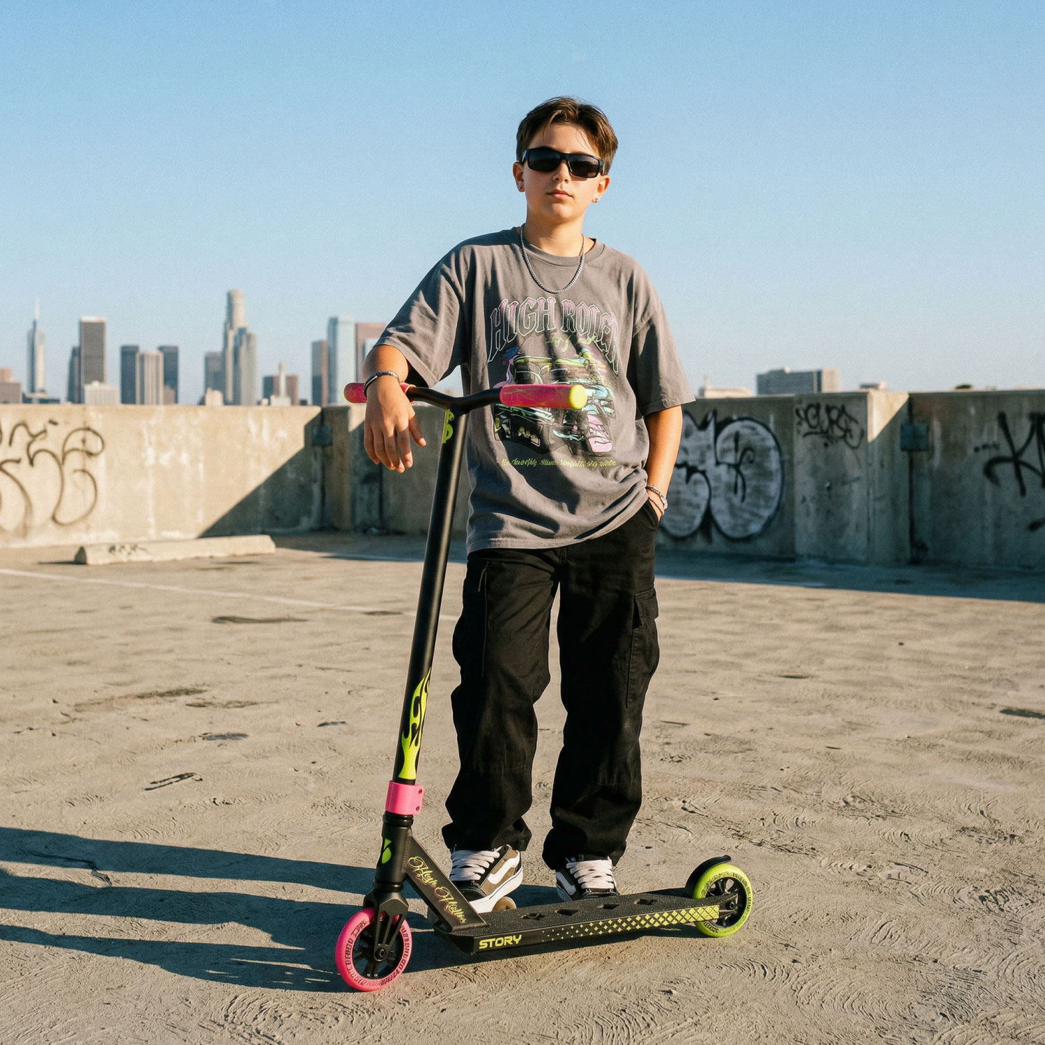 Scooter de Acrobacia Story High Roller