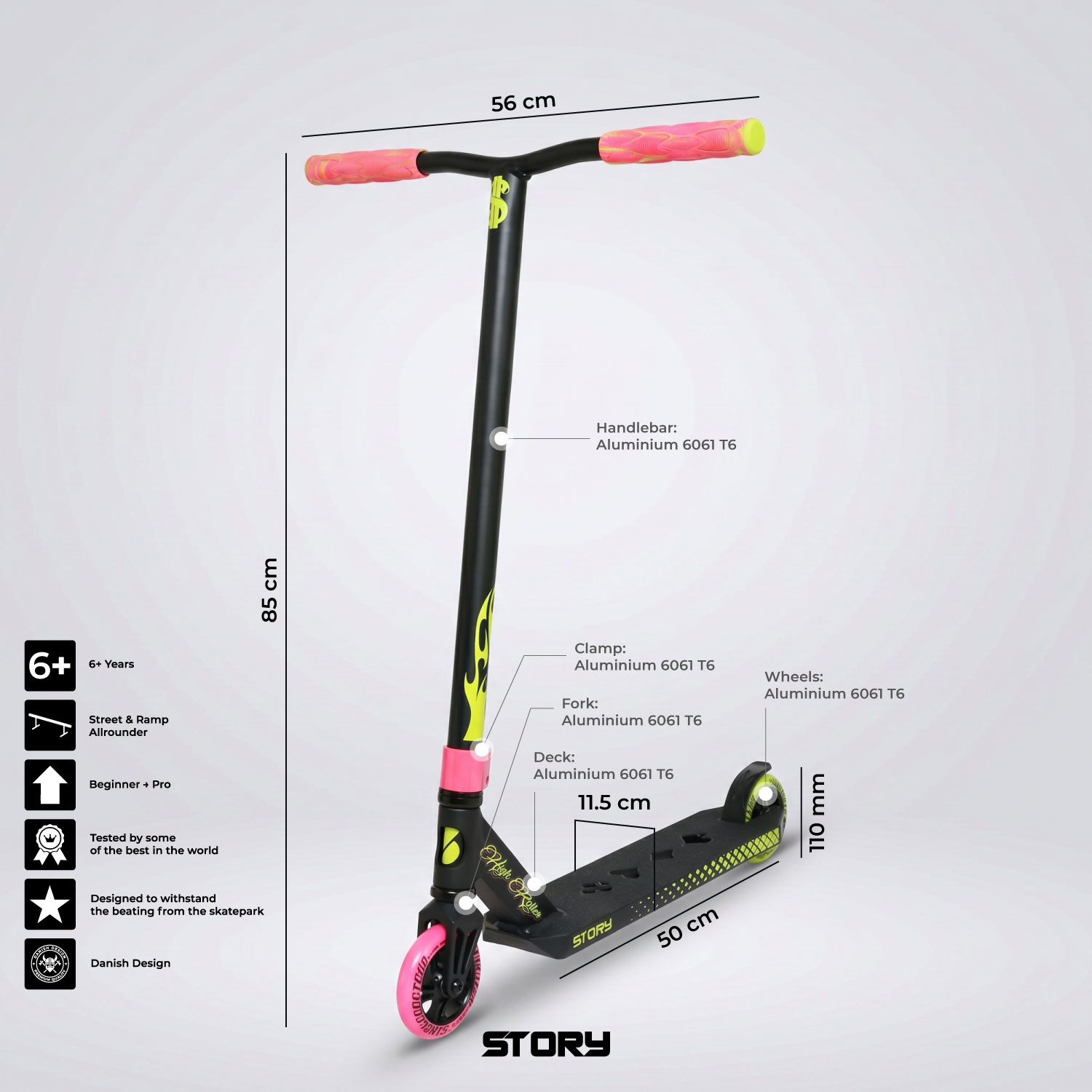 Scooter de Acrobacia Story High Roller