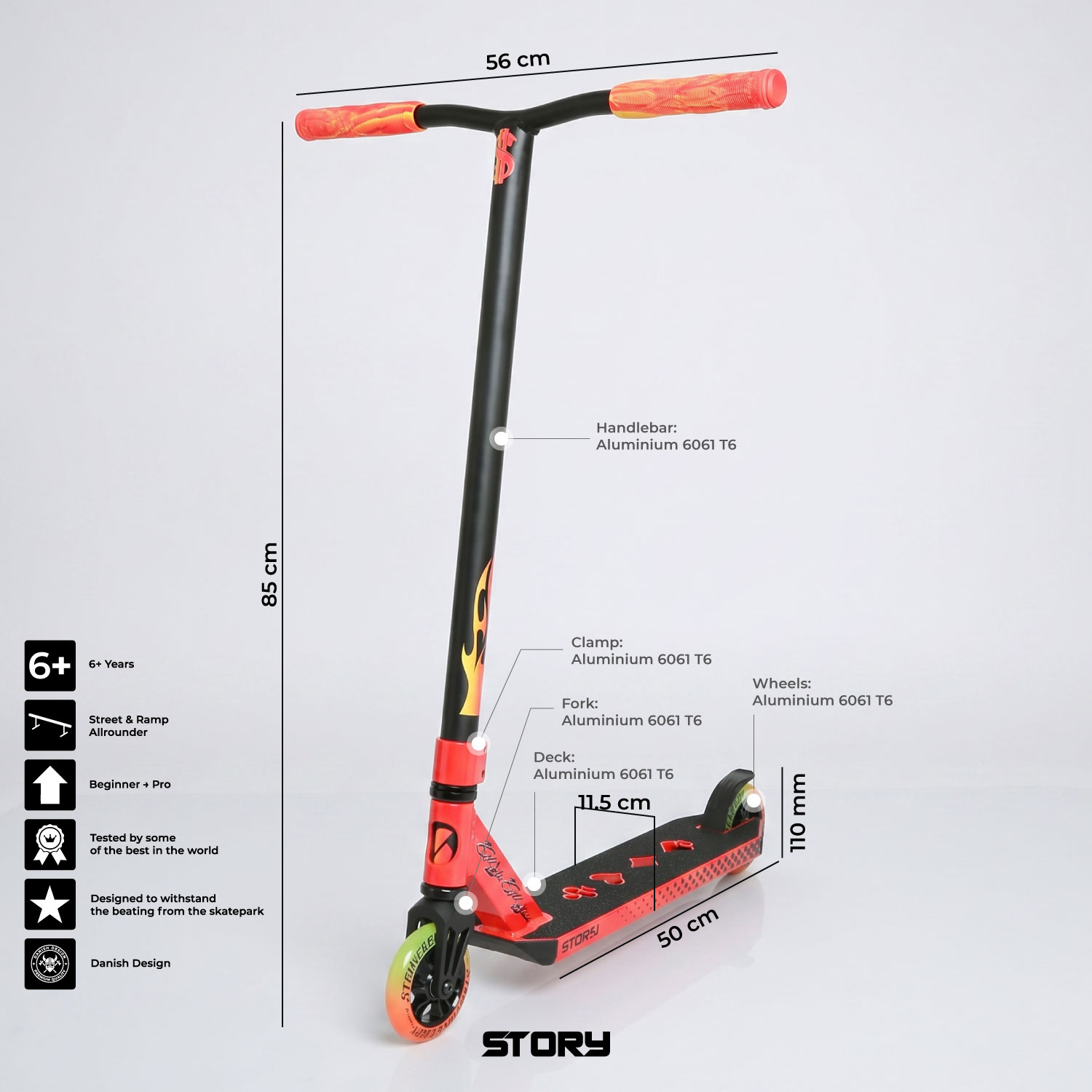 Scooter de Acrobacia Story High Roller