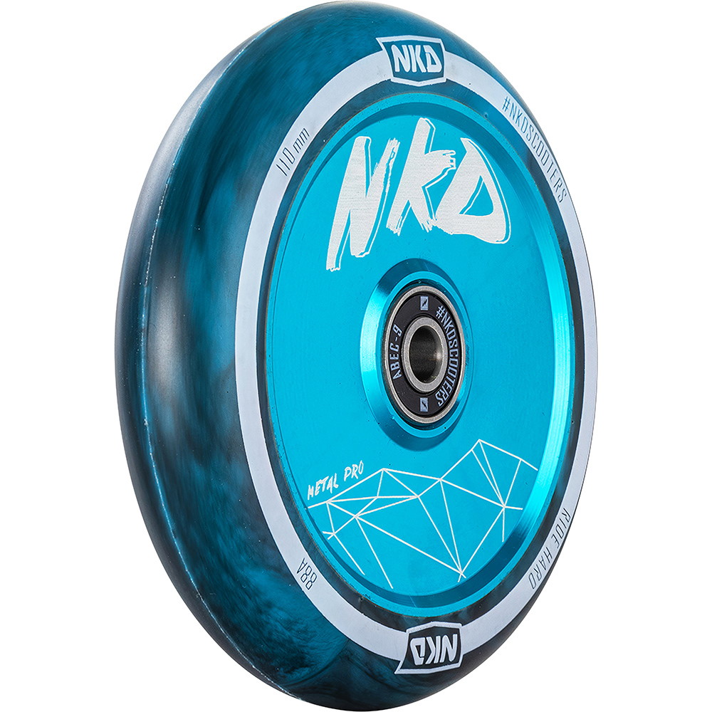 Rueda de patinete metálica NKD