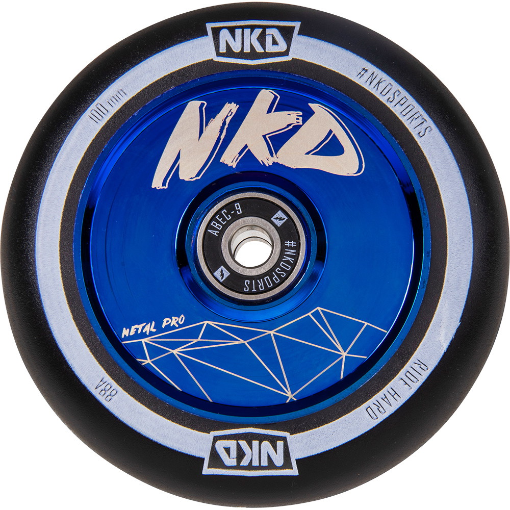 Rueda de patinete metálica NKD