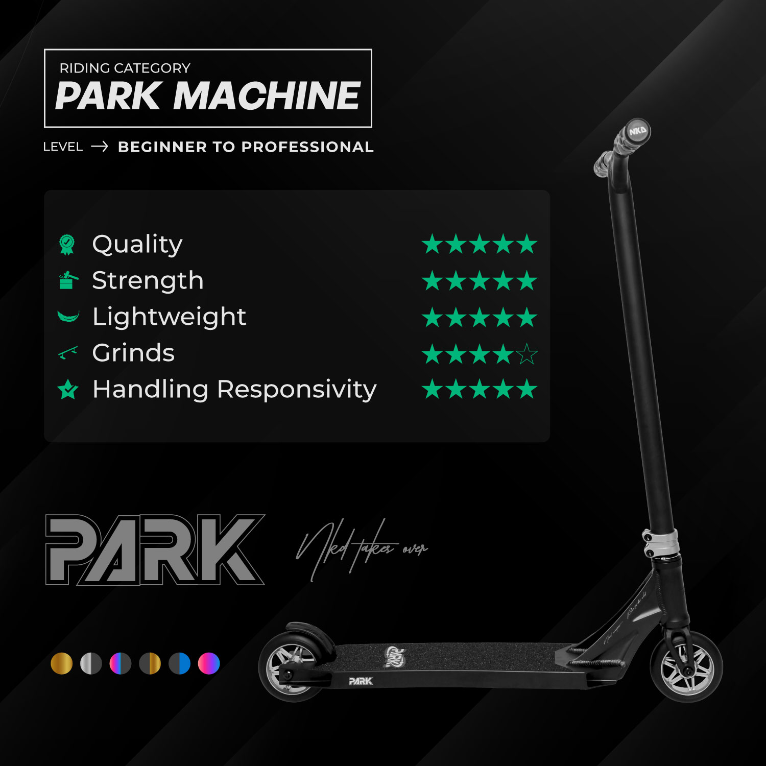 NKD Park Patinete Acrobático