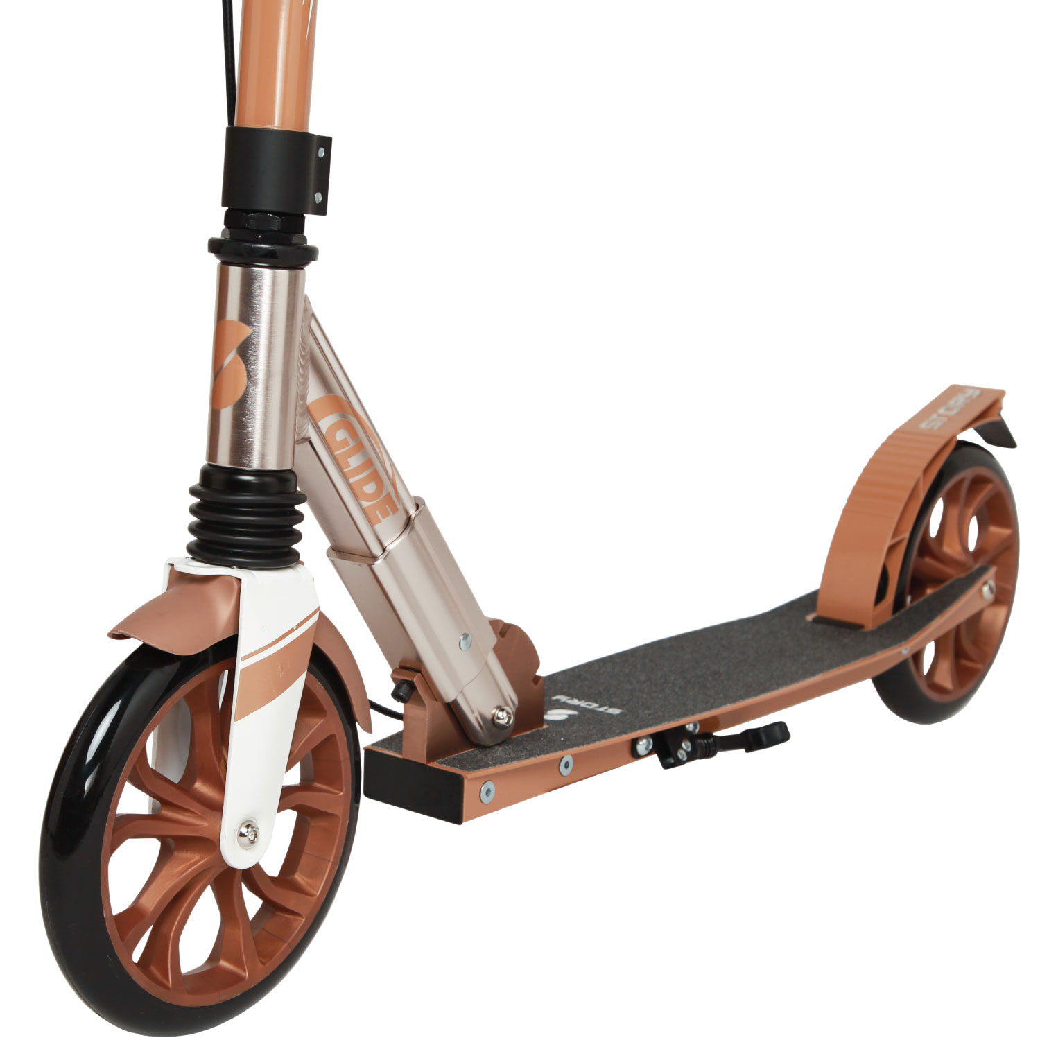 Scooter Commuter Plegable Story GlideX Elite – suspensión y freno de mano