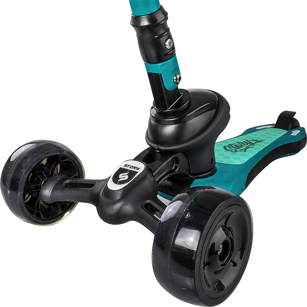 Patinete plegable de 3 ruedas LED para niños Story