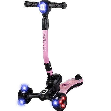 Patinete plegable de 3 ruedas LED para niños Story