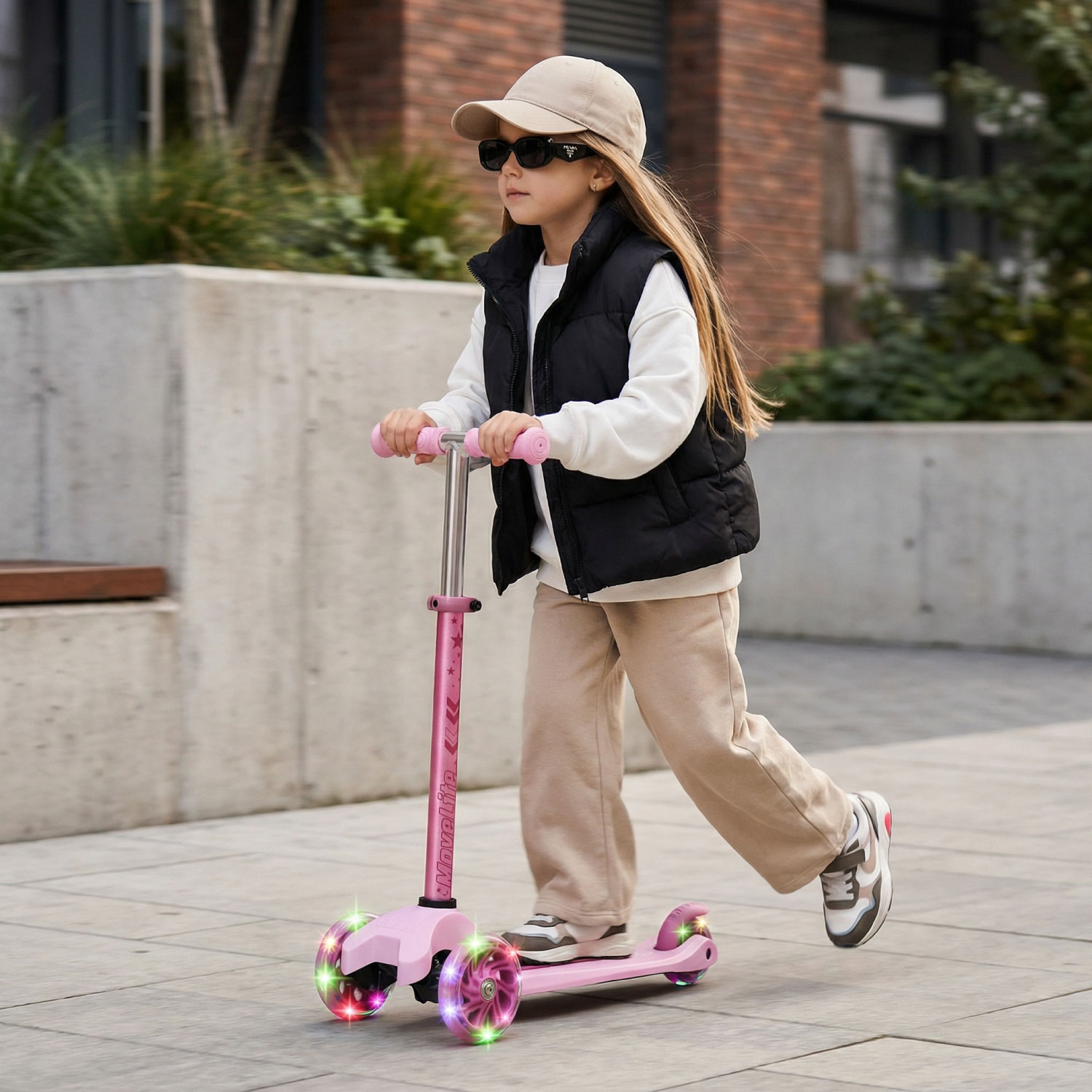 Scooter de niños LED Story MoveLite de 3 ruedas