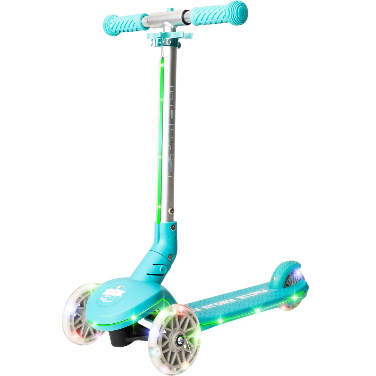 Scooter de 3 ruedas LED para niños Story