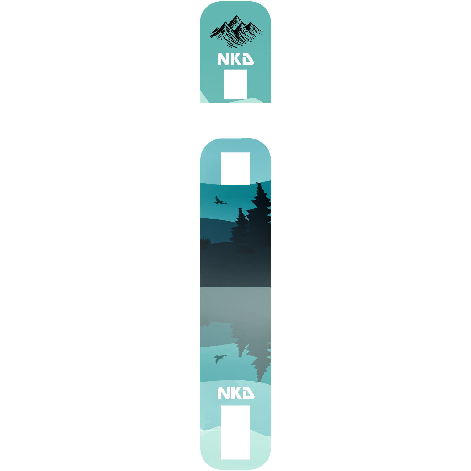 NKD Lija para Patinete de Nieve