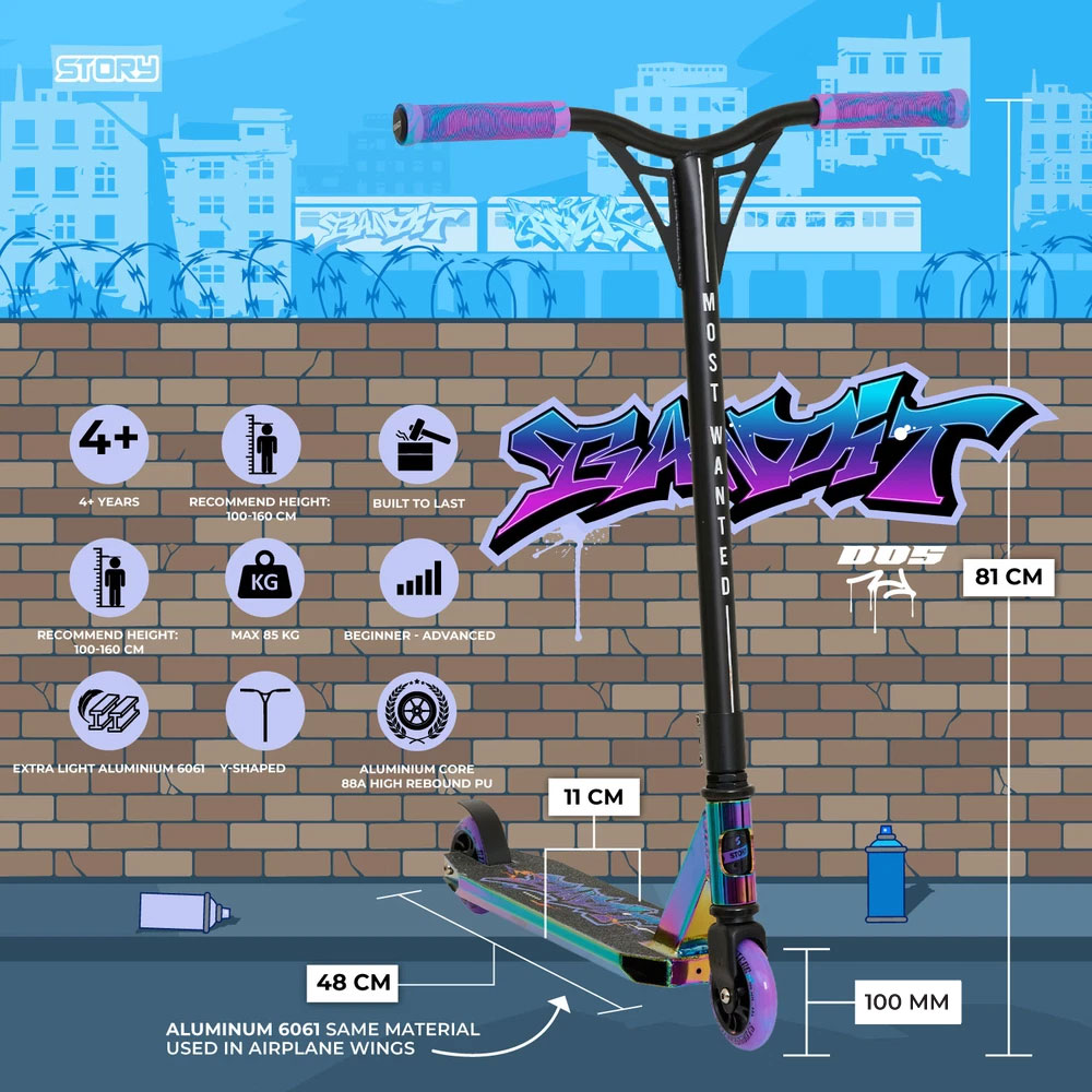 Scooter de Acrobacias Story Bandit DOS