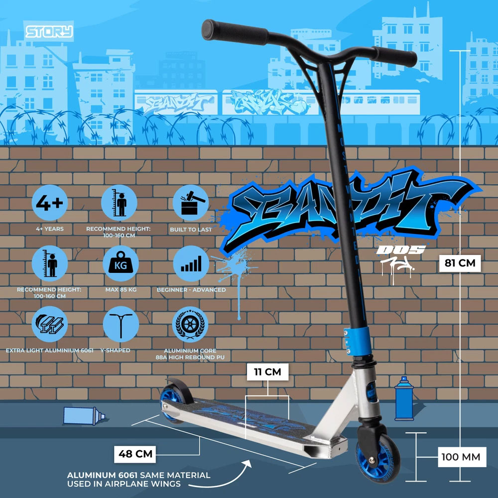 Scooter de Acrobacias Story Bandit DOS