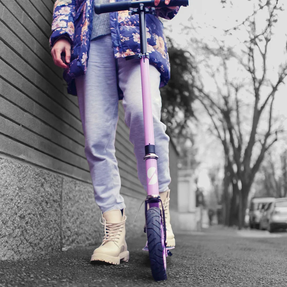 Scooter de empuje plegable Story Civic Comfort Air-wheels