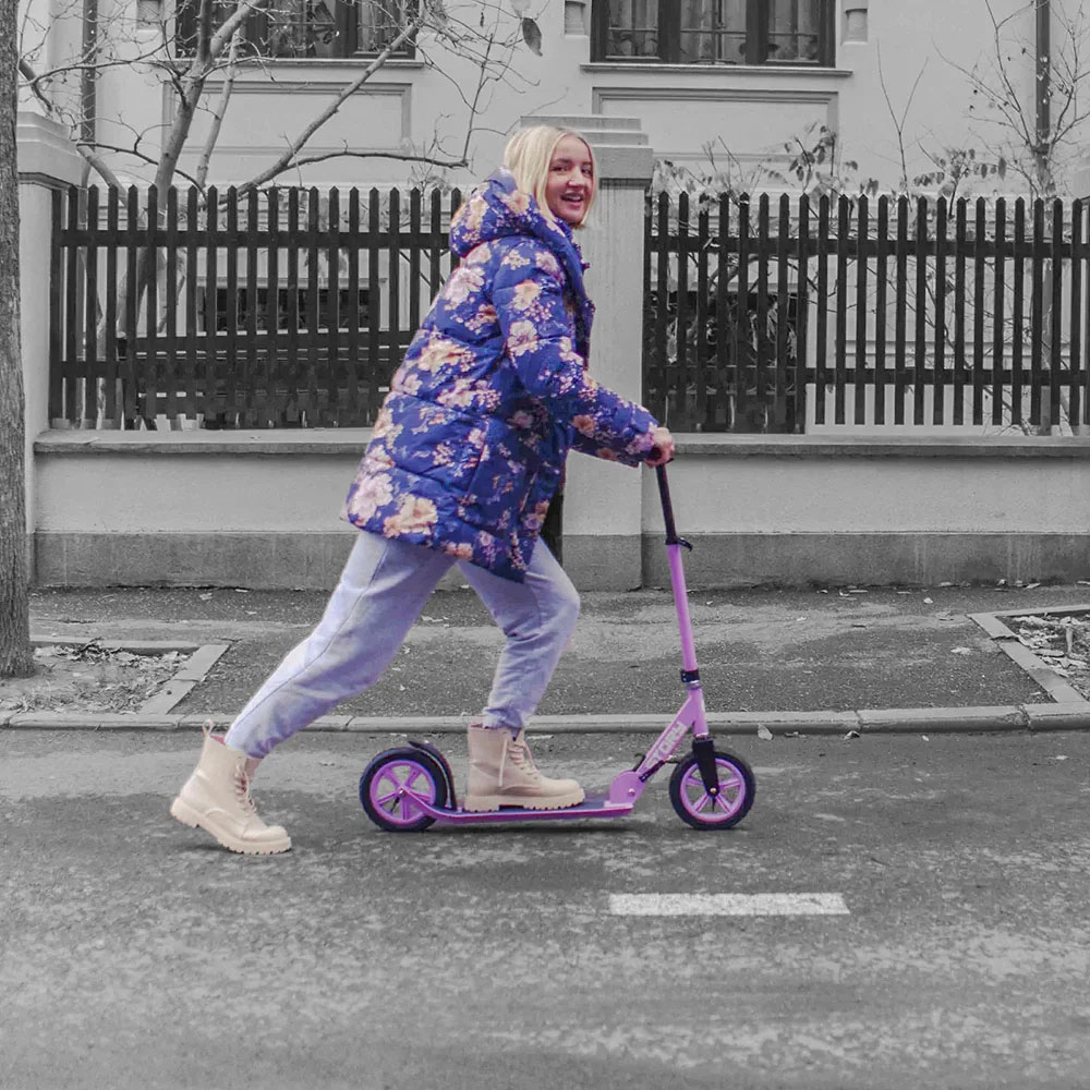 Scooter de empuje plegable Story Civic Comfort Air-wheels