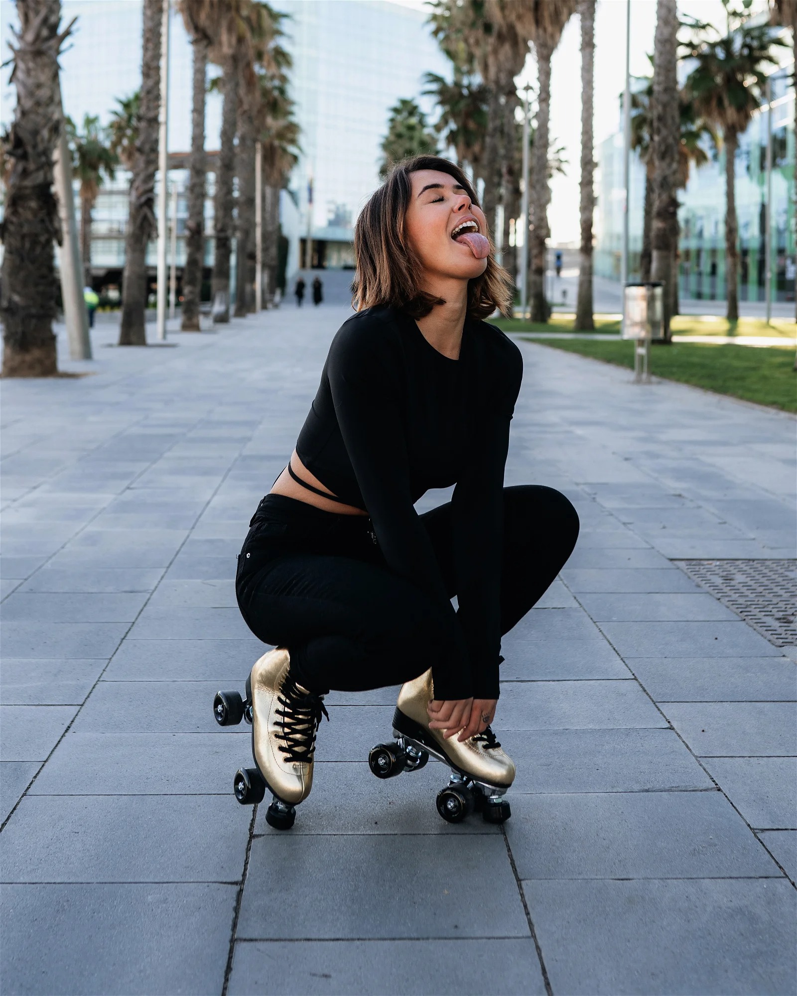 Patines Quad de Ante Story Disco