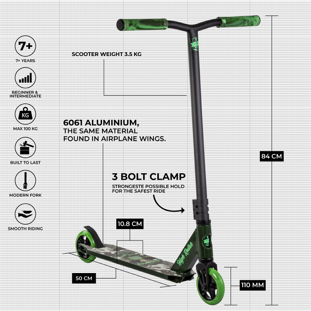 Scooter de Acrobacias Story High Roller