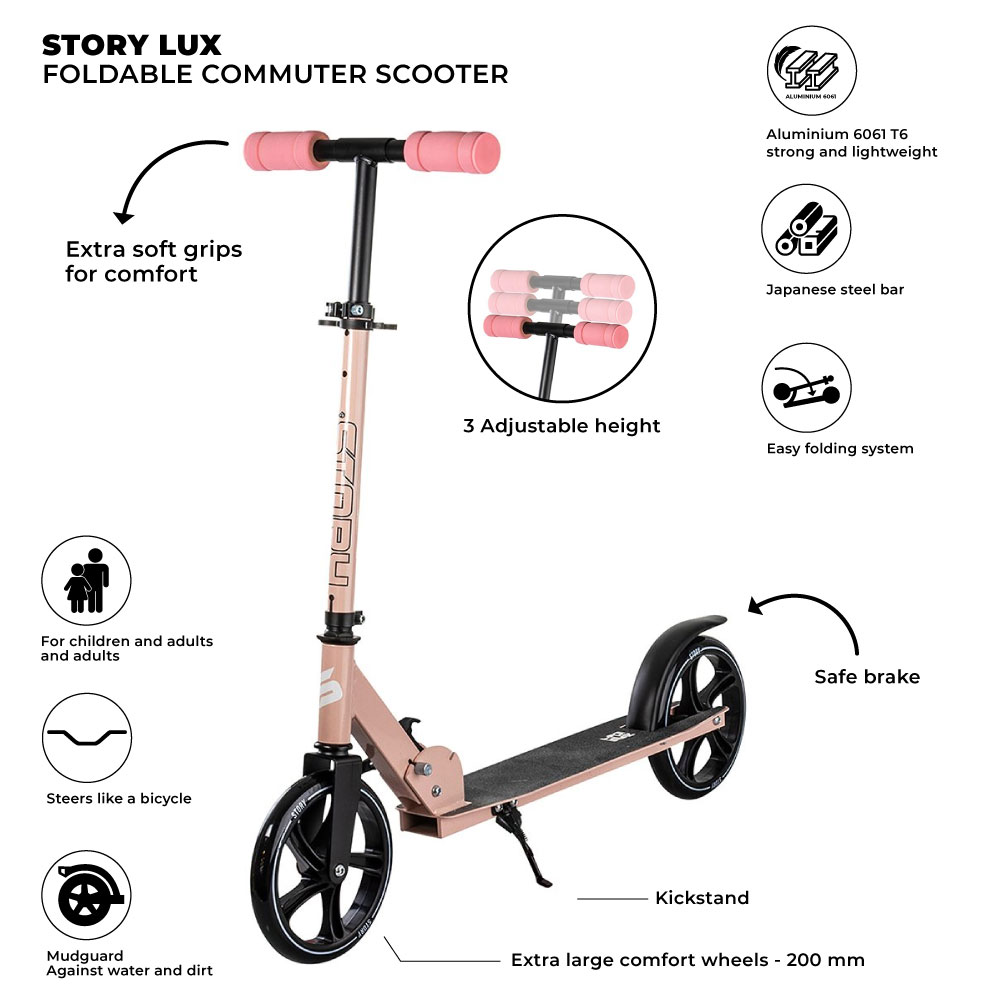 Scooter Commuter Plegable Story Lux