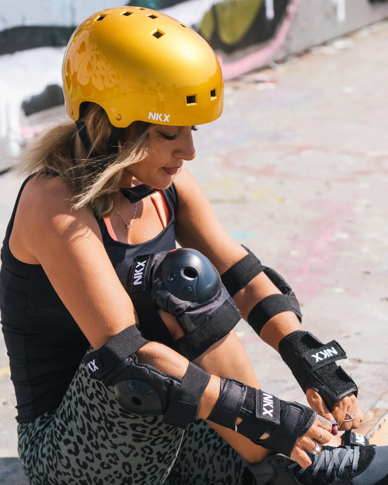 NKX Kids 3-Pack Pro Protective Gear - Rodilleras, Muñequeras y Coderas