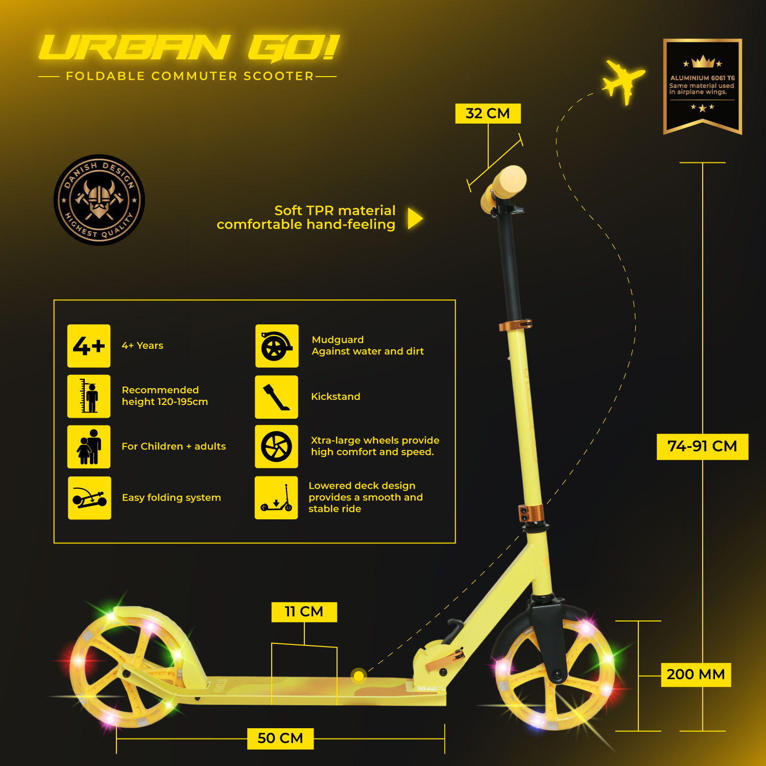 Scooter Plegable Commuter Story Urban GO!