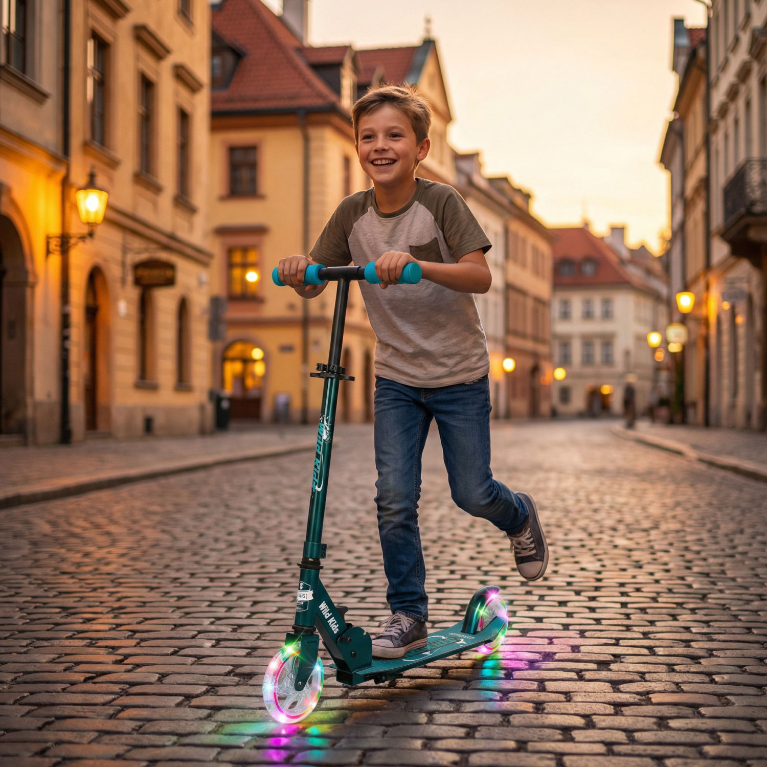 Scooter Plegable Story Wild Kids