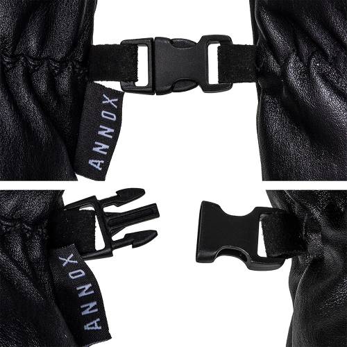 Annox Peak Guantes de esquí de cuero
